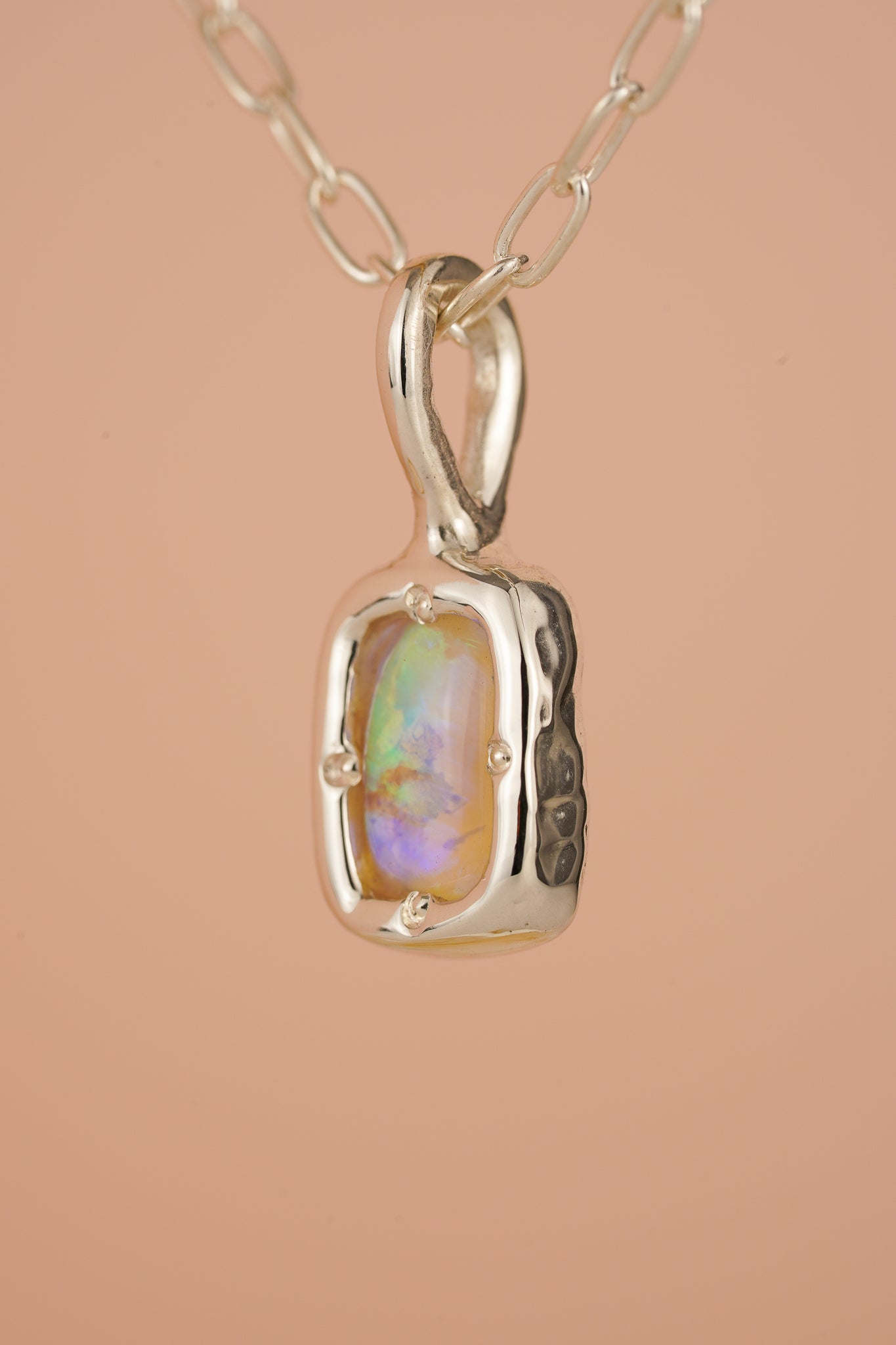 Crystal opal pendant
