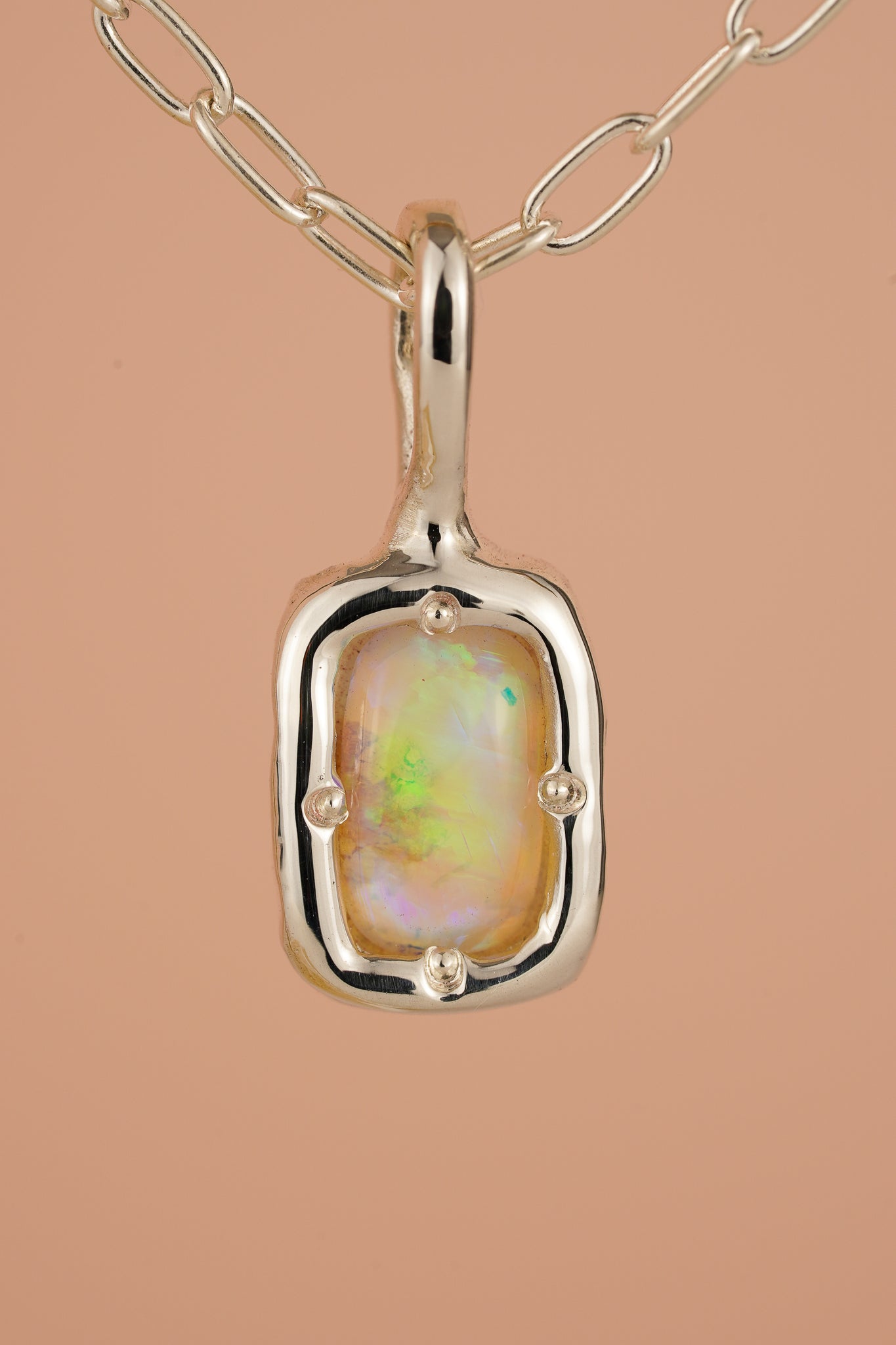 Crystal opal pendant