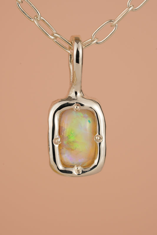 Crystal opal pendant