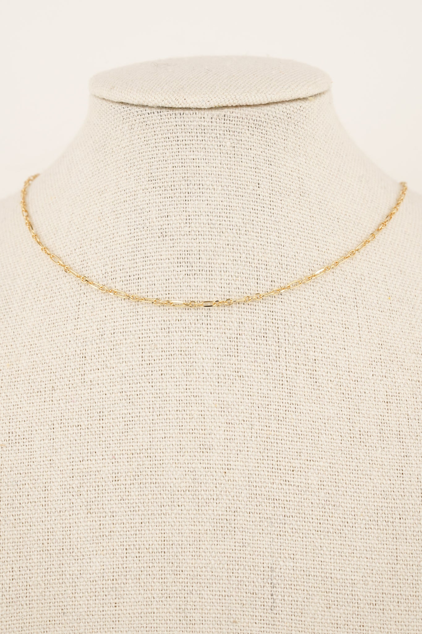 Solid gold chain - 1.5mm hammered 3+1 cable - 50cm