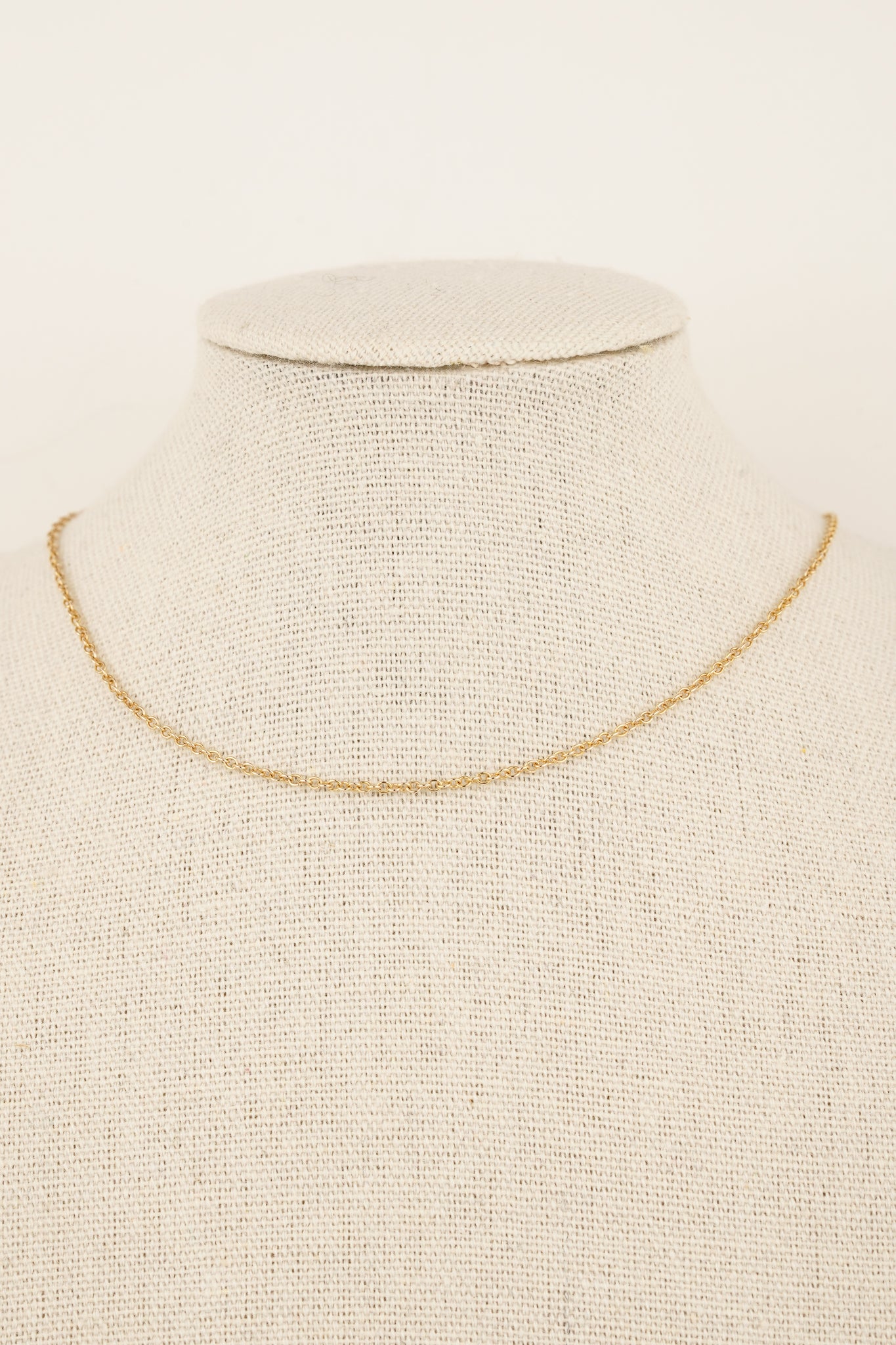 Solid gold chain - 1.5mm cable - 50cm