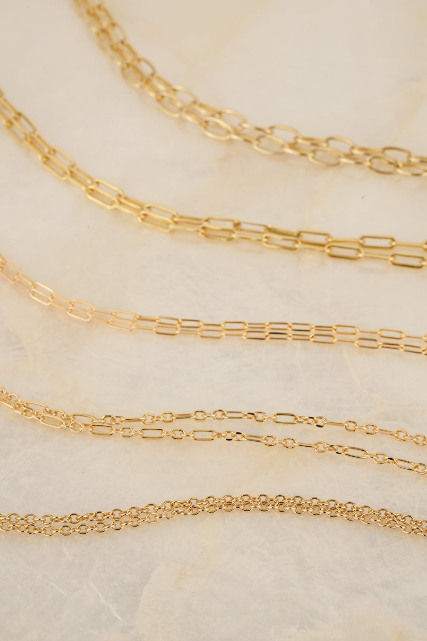 Solid gold chain - 1.5mm cable - 50cm